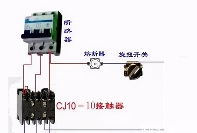 断路器、接触器控制回路连接方法(彩色图)